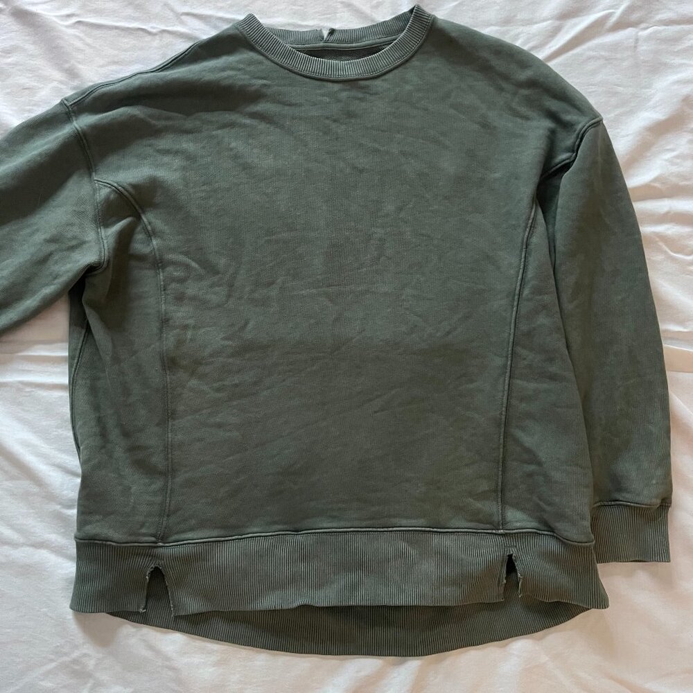 Aerie green Crewneck